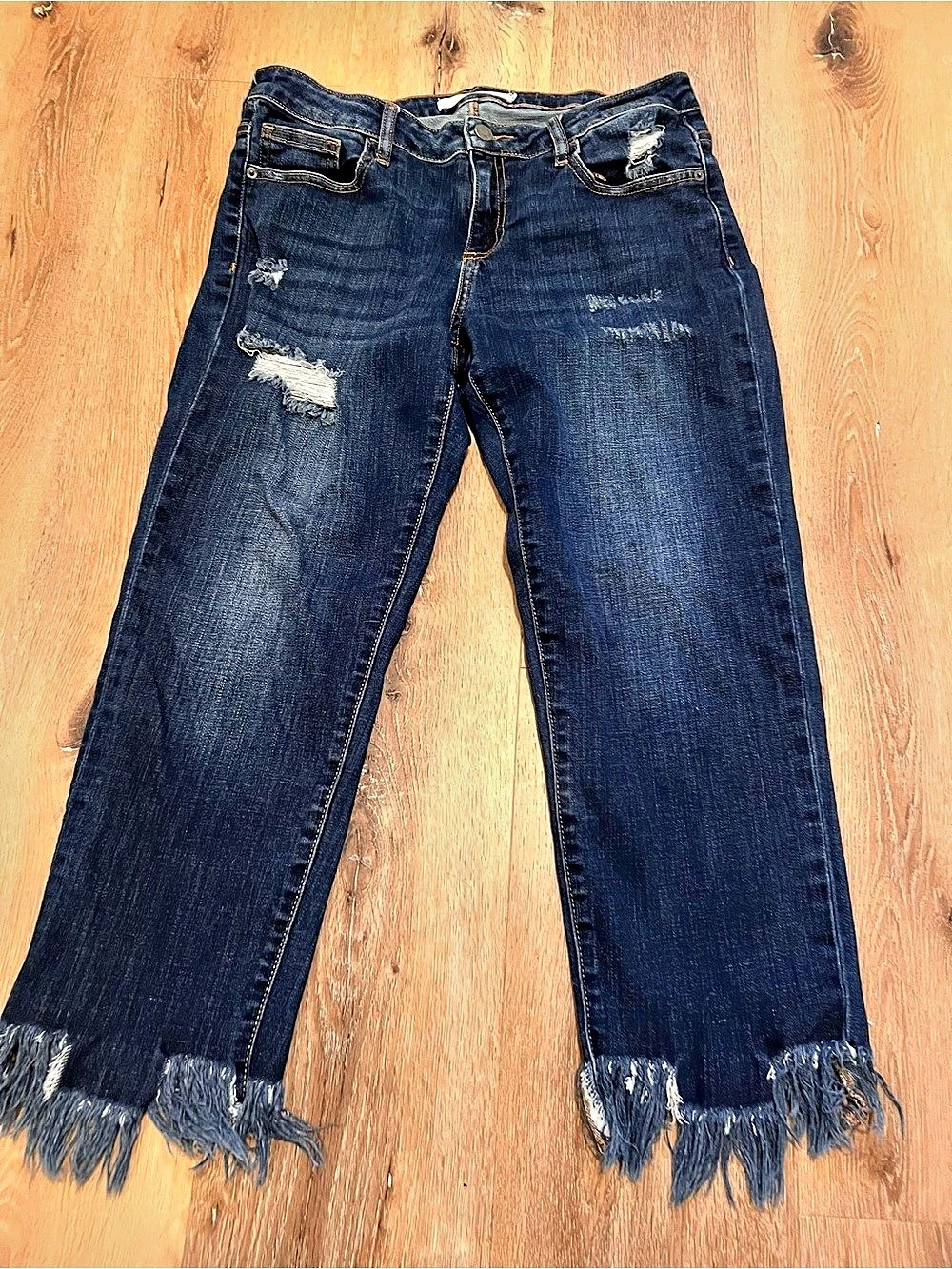 Hidden Jeans Style HD12018F-DK Distressed Straight Leg Jeans Waist 28